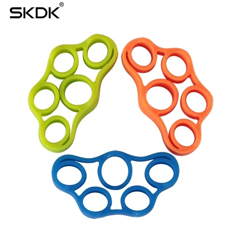 SKDK 1 шт. палец рукоятка силиконовый силовой тренажер кольцо вышлите ваш заказ прямо к этому поставщику 3 кг-5 кг палец эспандер тренажерный зал Фитнес обучение Мощность штыри - Цвет: Многоцветный