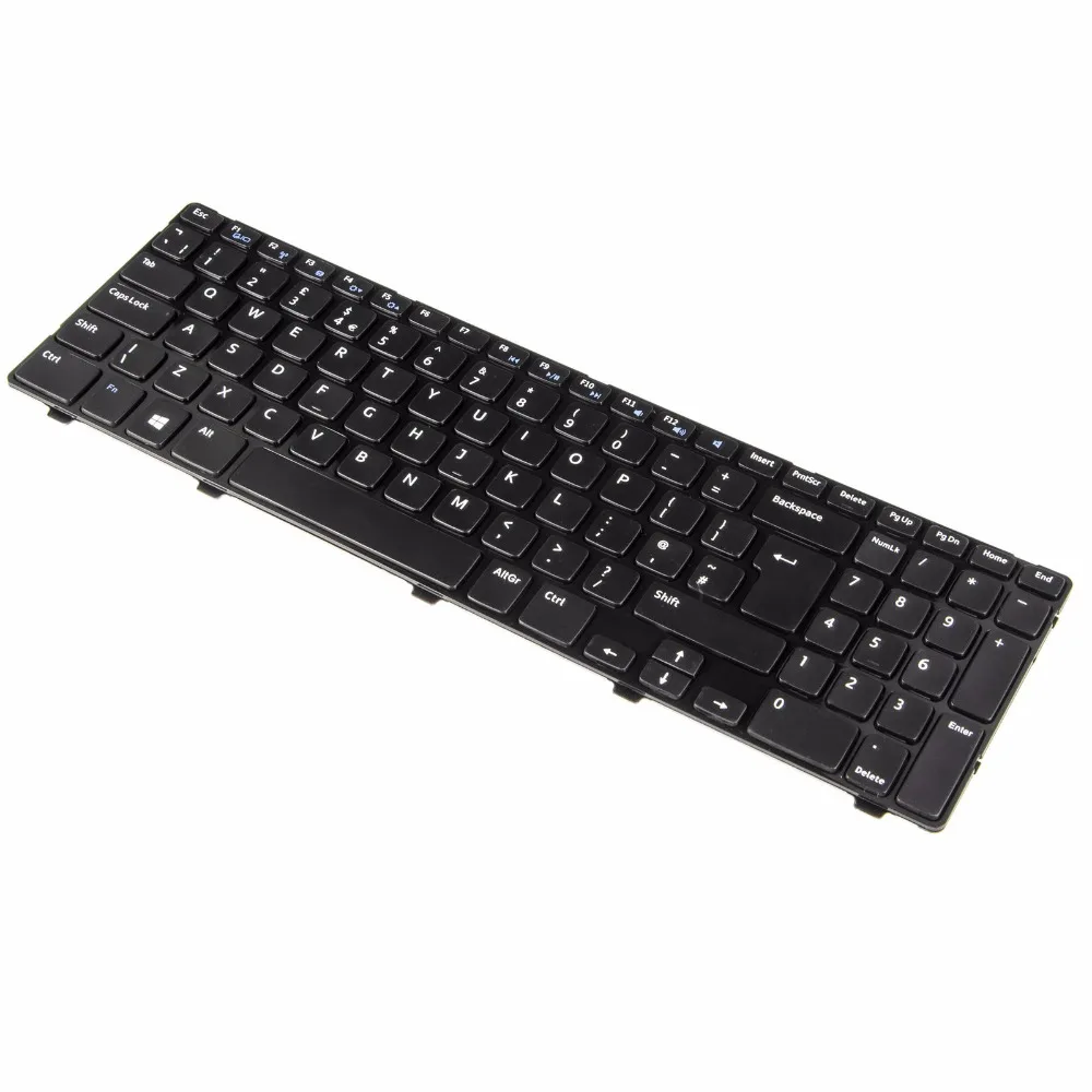 Gzeele-novo Teclado Preto Retroiluminado para Computador Portátil Dell Pk130sz1a10 Qverty uk Inglês - Imagem 3