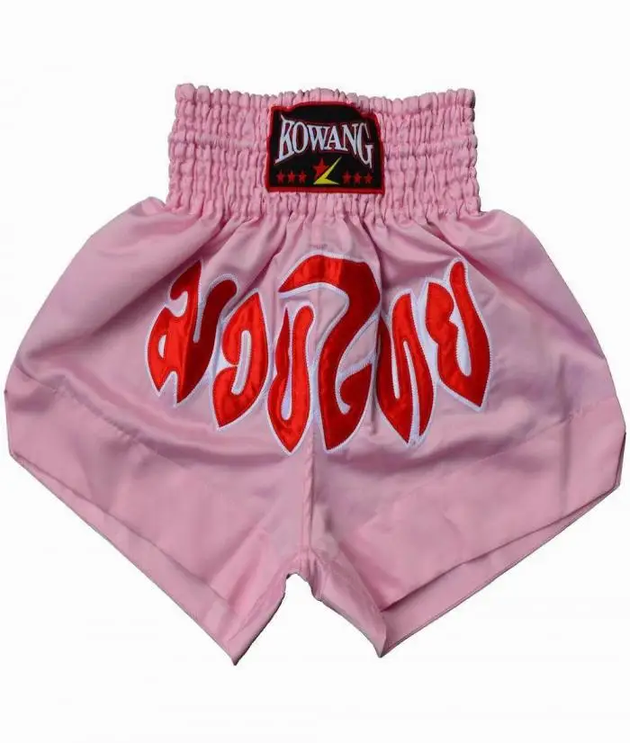 Профессиональные боксерские штаны Ретро Муай Тай шорты полиэфирные Кикбоксинг ММА К1 брюки 6 цветов S-XXL SS