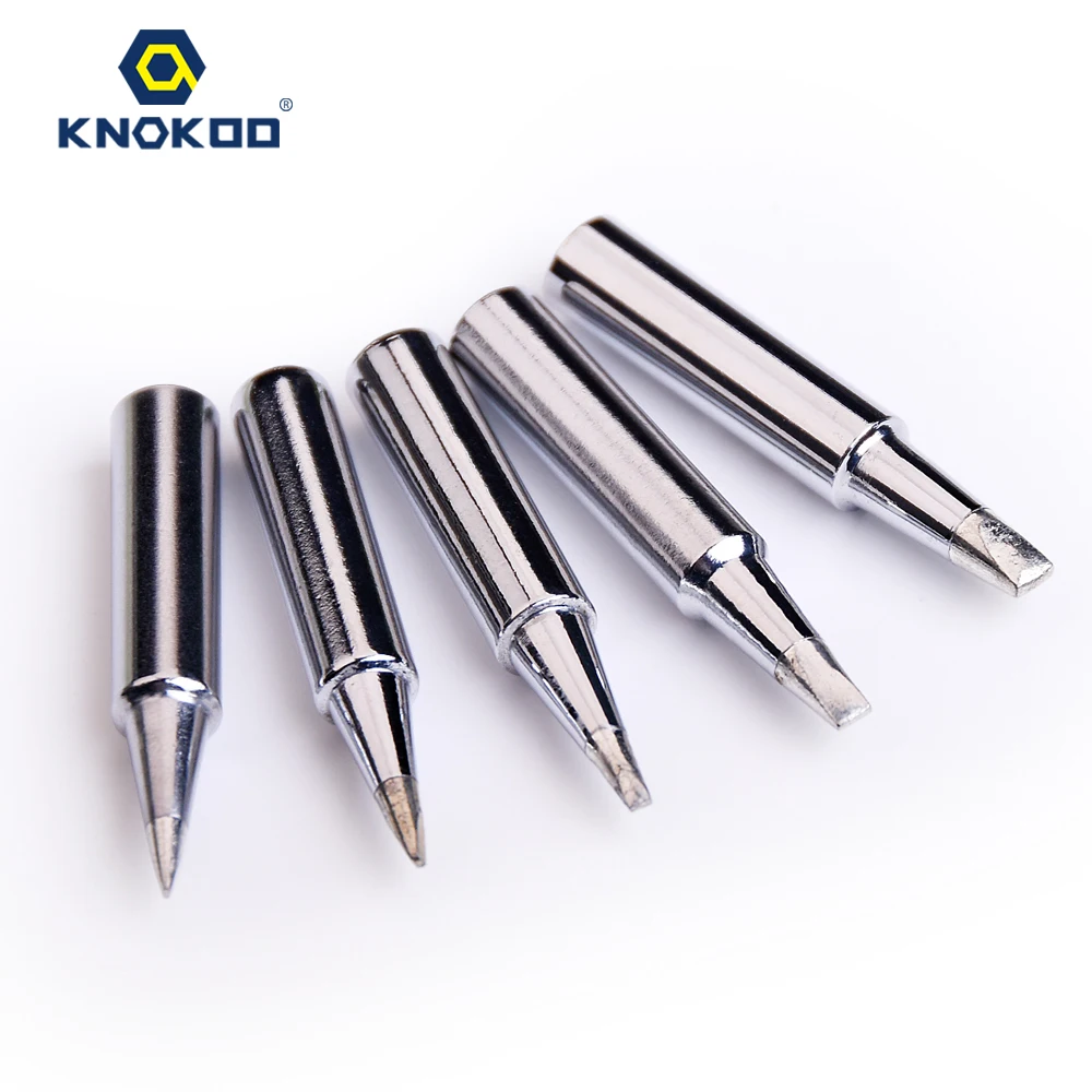 Запасной наконечник паяльника KNOKOO 10 шт./лот T18 D08 D12 D16 D24 для FX888/FX888D/FX600 паяльная