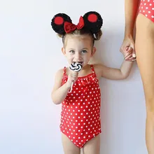 Для детей ясельного возраста детская одежда для девочек ремень с рюшами в горошек купальный костюм ползунки набор для волос#4