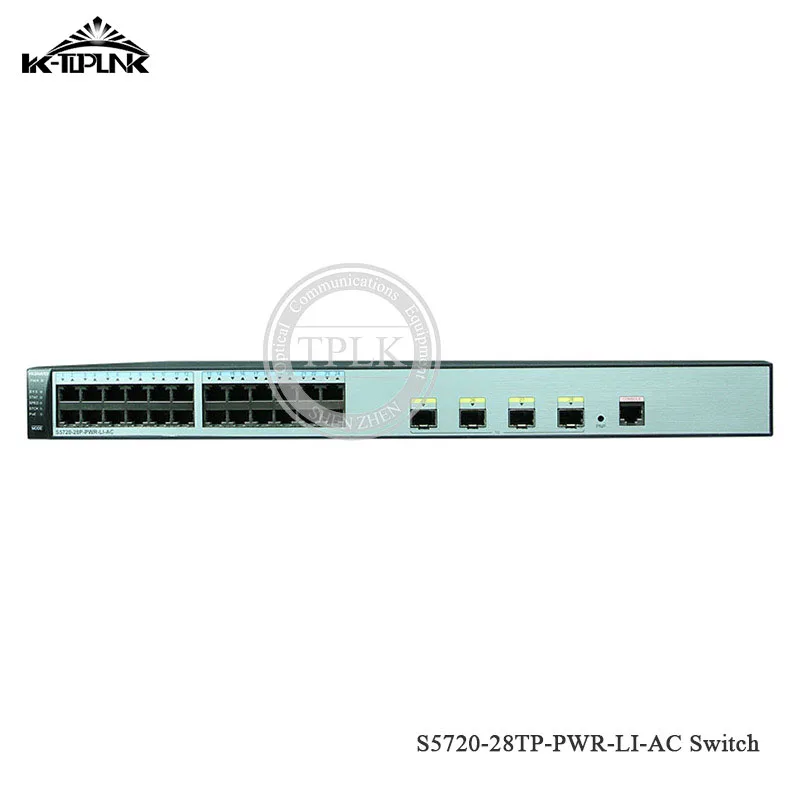 Оригинальный Портативный Ethernet коммутатор Hua wei 24 порта + 4 гигабитных питания SFPs POE