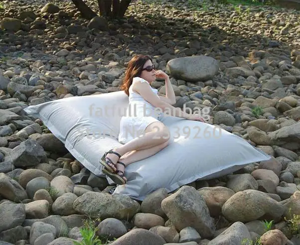 Cover only No Filler-high quality EXTRA LARGE bean bag lounge chair, Giant beanbag sofa cushion-no beans