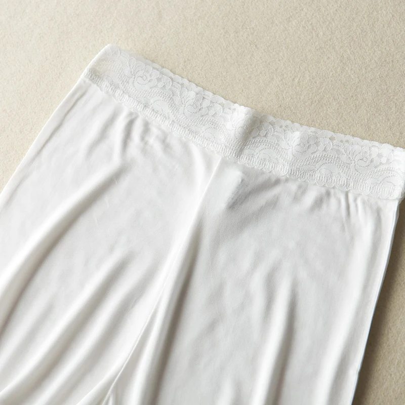 Высококачественные женские шелковые трусы элегантные стильные трусы брюки из натурального шелка безопасные брюки пижамы женские трусики