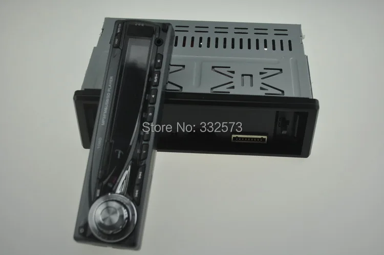 Съемная передняя панель автомобиля радио плеер MP3 FM Радио USB 1 Din Противоугонная 12 в автомобильный аудио стерео в-тире aux в FM USB/SD карта