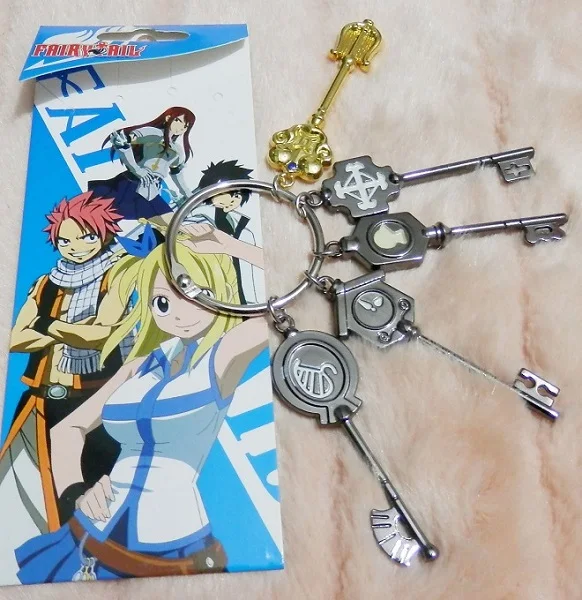 Porte Cles De Cosplay En Or Avec Queue De Fee Accessoire Avec Tatouage Rose Libre Signe Du Zodiaque Aliexpress