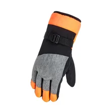 Горячие Зимние теплые перчатки для сноуборда, лыж унисекс Ветрозащитный Doodle напечатаны водонепроницаемые утепленные лыжные Мотоциклетные Перчатки