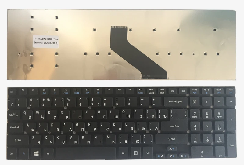 Русская клавиатура для acer Aspire V3-571G V3-771G V3-571 5755 г 5755 V3-531 V3-771 V3-551G V3-551 5830TG MP-10K33SU-6981
