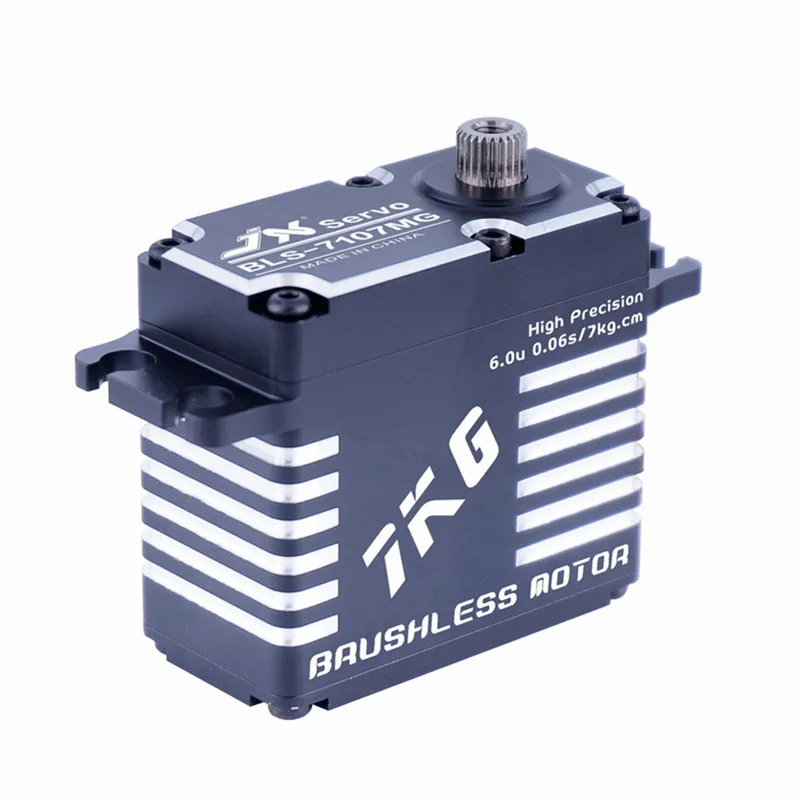 

JX BLS-HV7125MG 25KG HV Steel Gear Full CNC Aluminium Shell Digital Brushless Standard Servo