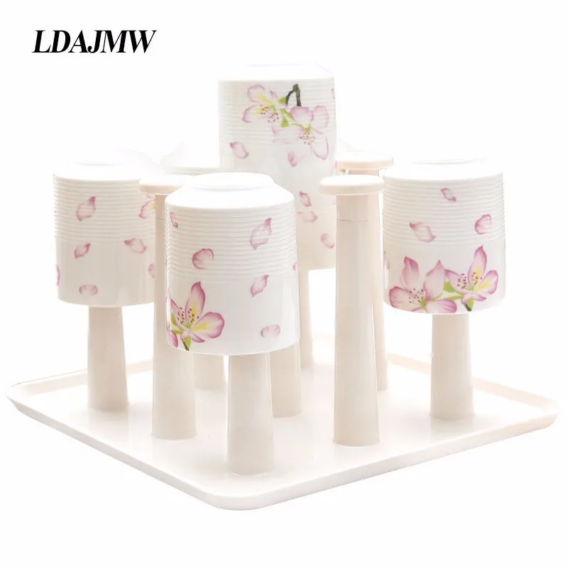 Creative Kitchen Drain Cup Holder Cup Storage Rack Household Items