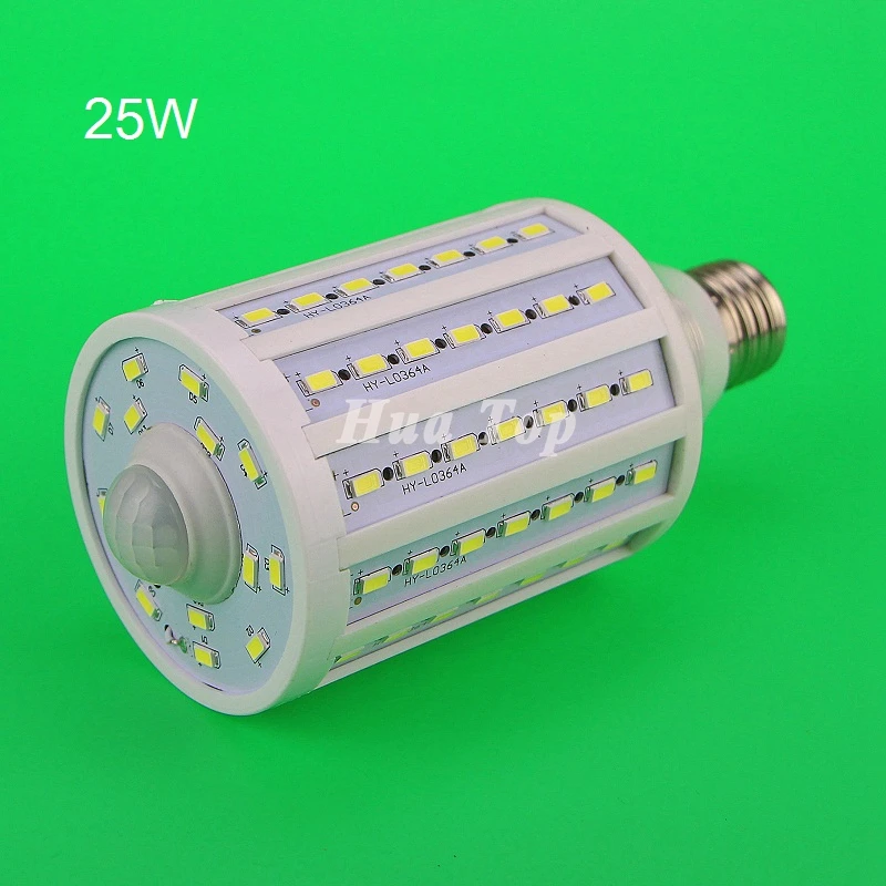 

1 шт. 25 Вт светодиодные индукционные лампы для человеческого тела SMD 5730 5630 чип 98 PIR инфракрасный Домашний Светильник с интеллектуальным обнаружением ампулы энергосберегающая