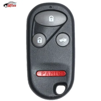 

KEYECU Replacement Remote Car Key 3+1 Button Fob for Honda Accord 2000-2002 and for Acura TL 2000-2001 FCC ID: KOBUTAH2T