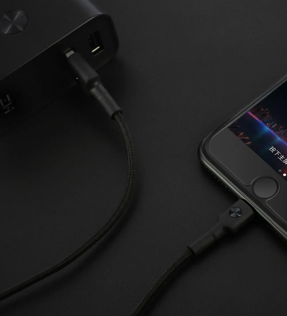 Оригинальный ZMI MFI сертифицированный шнур для передачи данных IPhone IOS плетеный