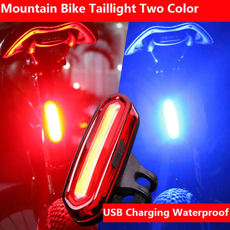 

LED bulb USB Rechargeable Bicycle Rear Light Cycling LED Taillight Waterproof MTB Road Bike Tail Light Back Lamp for Bicycle