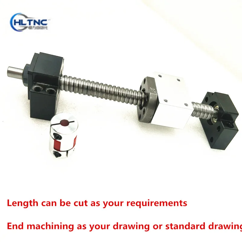 

CNC Ballscrew Set : 20MM Ball screw SFU2005/2010/2004 End Machined + RM2005 Ball Nut + BK15 BF15 End Support+ coupler 6.35x12mm
