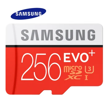 SAMSUNG Memory Card Micro SD 256GB 16GB 32GB 64GB 128GB SDHC SDXC Grade EVO+ EVO Class 10 C10 UHS TF Trans Flash Microsd