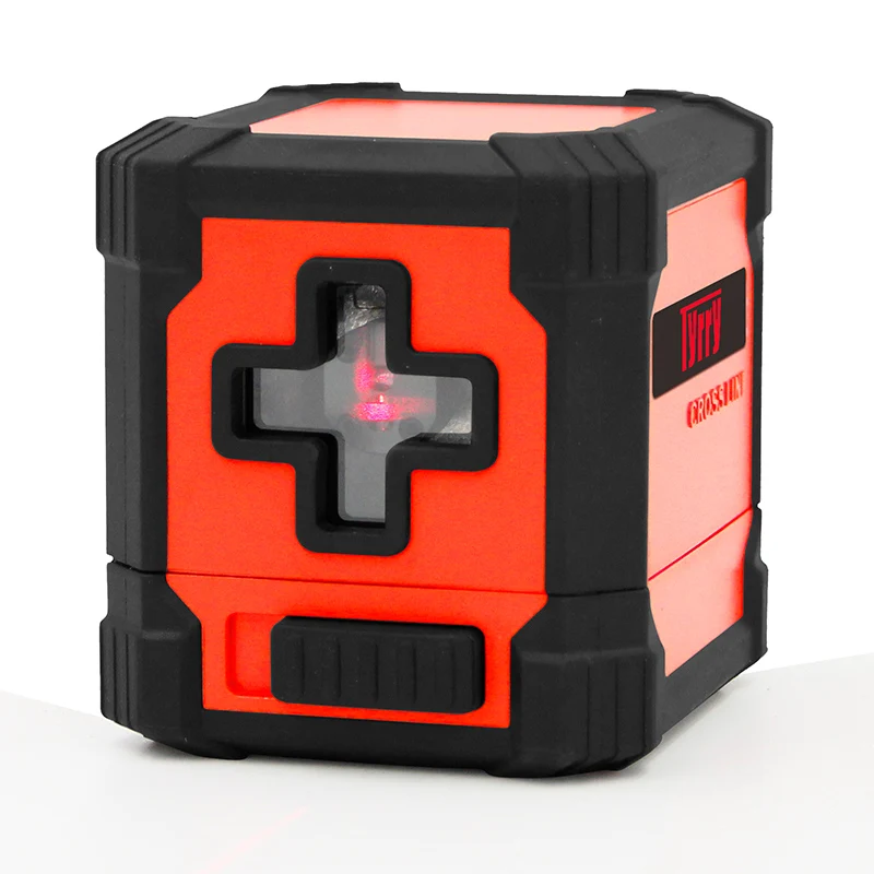 

Tyrry mini Cross Laser Levels Meter 2 line Horizontal and Vertical Red Beam Laser Line nivel Portable laser level