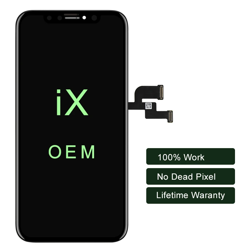 

Premium 3PCS For iphone X LCD For Tianma OLED OEM Display With Touch Screen Digitizer Assembly 5.8 Inch For iphone Screen Black