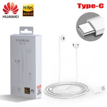 Оригинальные наушники huawei CM33 usb type-C в ухо проводной микрофон Регулятор громкости гарнитура для huawei mate 10 20 P20 Pro xiaomi 2s 6x Mi8