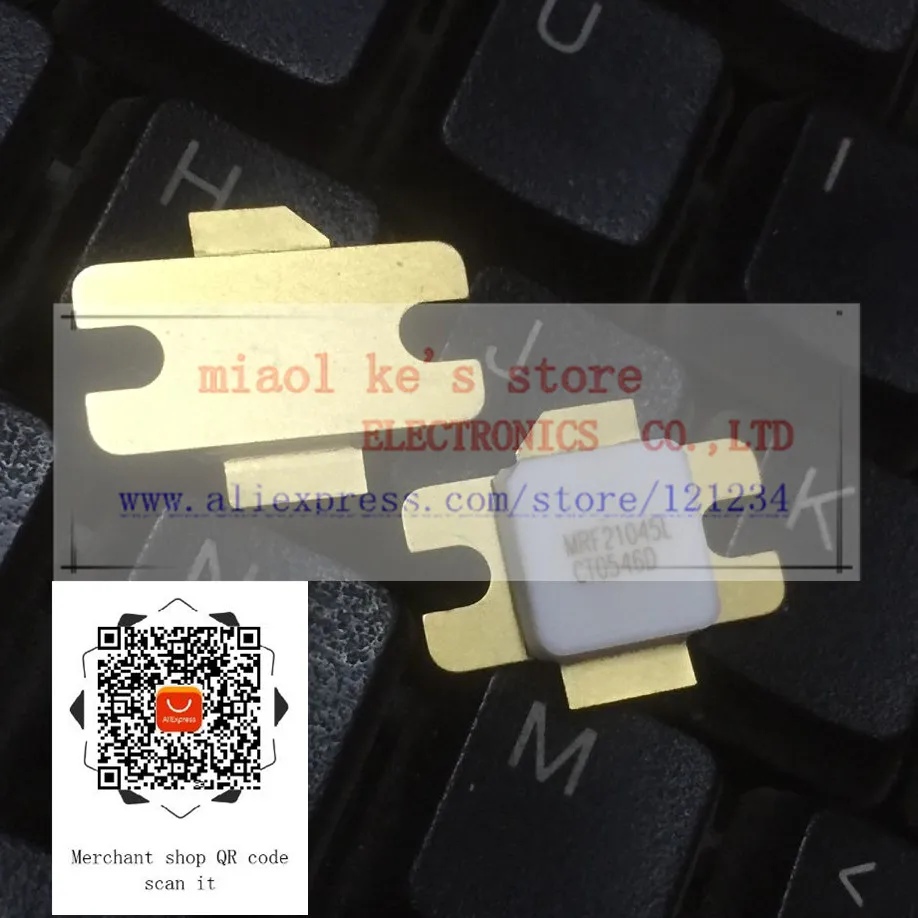 

100%Original: MRF21045L MRF21045LR3 MRF21045LR5 [ FET RF 65V 500mA 10W 15dB 2.17GHZ CASE 465E-04/NI-400 ] LDMOS transistor