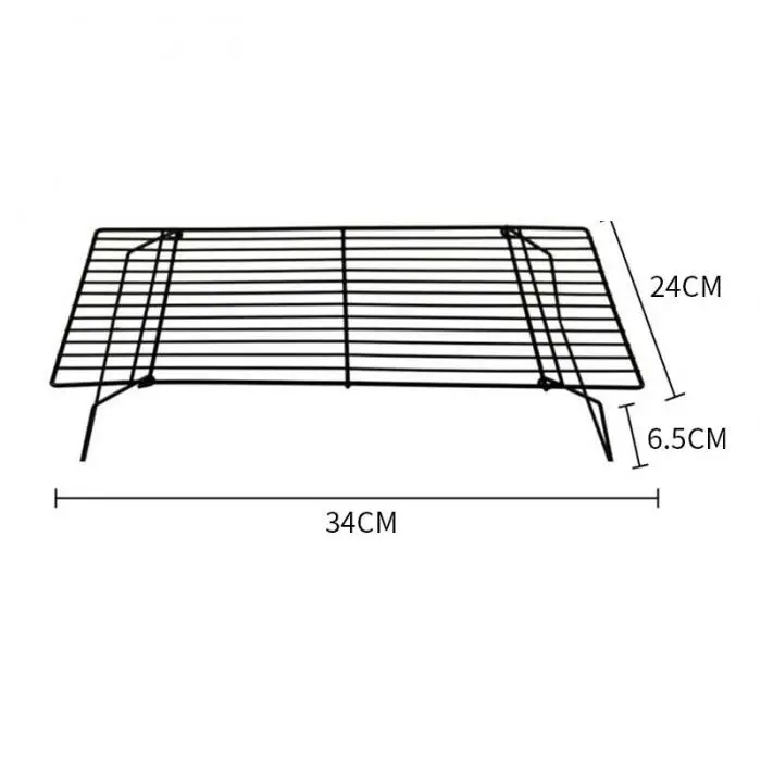 3 Слои Кухня кухонные принадлежности, приспособления для охлаждения вешалка для сушки Стенд складной печенье торты барбекю хлеб кулер держатель 899