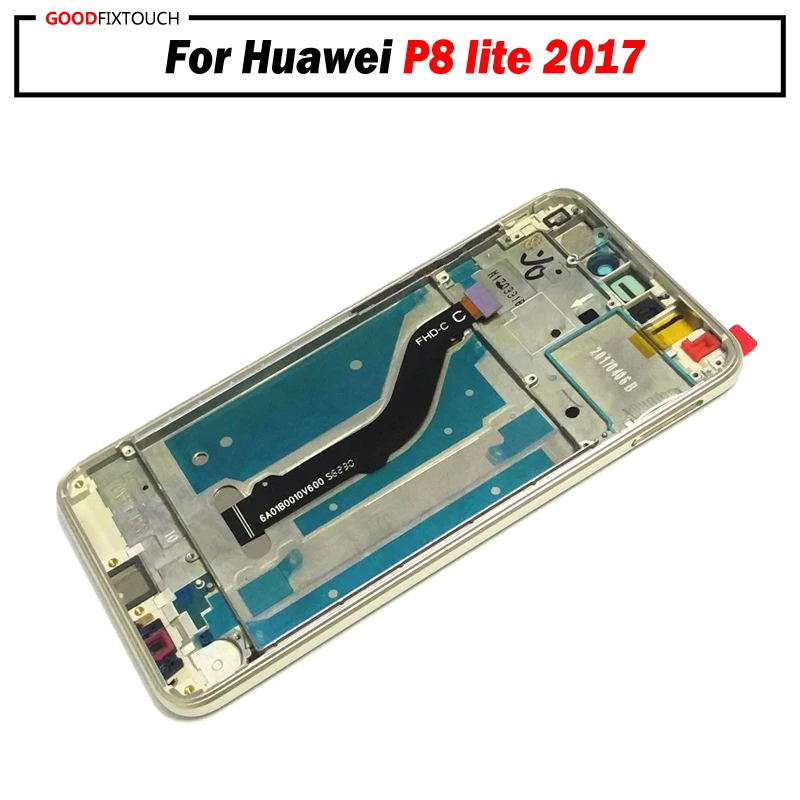 ЖК-дисплей для Huawei p8 lite 2017 с сенсорной панелью оригинальный дигитайзер в сборе