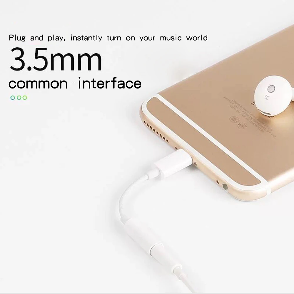 3 5 мм Aux разъем для наушников аудио адаптер IPhone X 7 8 Plus IOS12 Lighting Plug Play Music Audio USB