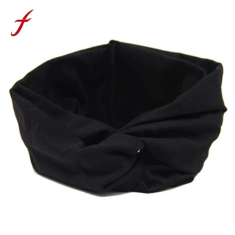 

Fashion Hot Sale Women Headwear Cross Cloth Headband Ladies Turban Headscarf Wrap Female Apparel Accessories Casual Headpiece