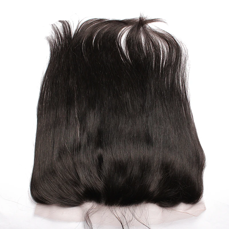 Yaki прямые 13x4 кружева фронтальное закрытие бразильские волосы remy натуральный черный человеческих волос часть с волосами младенца Dolago