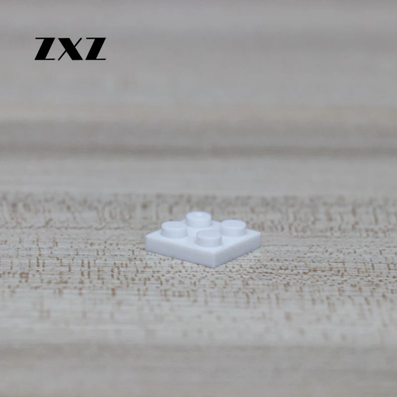 100 шт./лот 2x2 DIY Обучающие строительные блоки самоблокирующиеся детали 3022 сборные