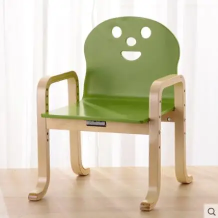 Модные детские стулья в стиле Луи, Современные Простые детские стулья из твердой древесины - Цвет: G4
