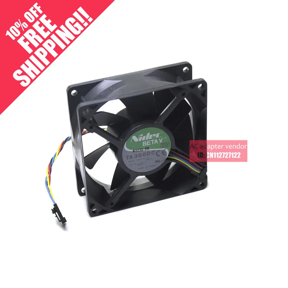 

TA350DC Φ для Dell WC236 для настольного вентилятора Dell 9 см 12 В 0,55 А