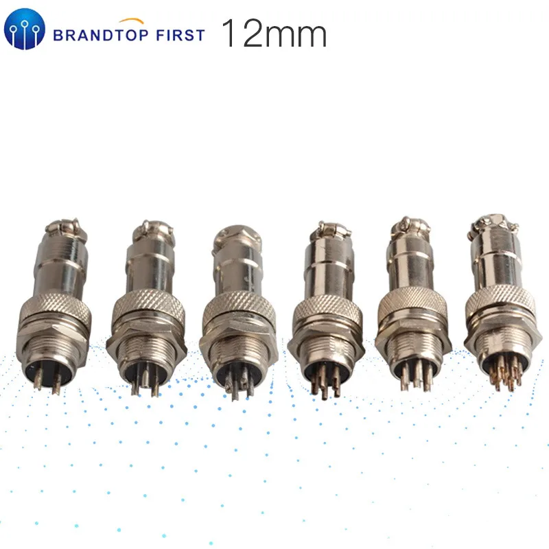 GX12 2 3 4 5 6 7 Pin мужской и женский 12 мм провод панель разъем авиации L91 круговой