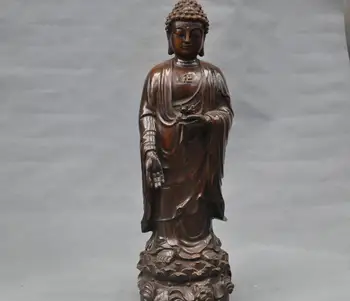 

23'' China Bronze Buddhism Shakyamuni Buddha Statue Figurine