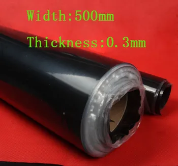 

0.3mm thickness Black Color Silicone Rubber Sheet size about 500mm* 500mm, 5 pcs/lot, or not cut, together
