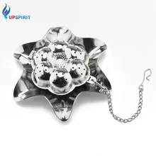 Upspirit фильтр для заварки чая в форме тыквы из нержавеющей стали для сыпучих листьев Фильтр для чая для повторного использования для чайных горшков чайная посуда