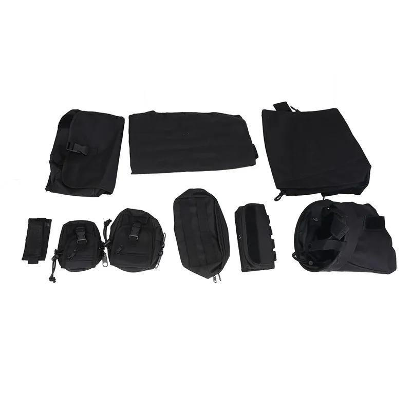 Front Seat Cover Storage Bags Multi Pockets Tool Saddle Bag For Jeep Wrangler JK 2007-2017 Multifunctional Cargo Pouches KOLEROADER (12)