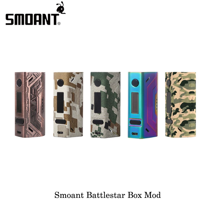 

100% Original Smoant Battlestar 200w power TC box mod Electronic Cigarettes 510 Thread Vaporizer VS SMOK Alien 220W Box Mod 2017