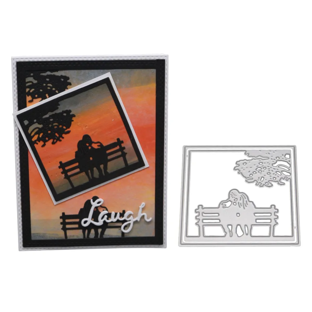 

Love Couple Frames Metal Cutting Dies And Stamps For DIY Scrapbooking Card Making Album Stencil Embossing Craft Decor Dies
