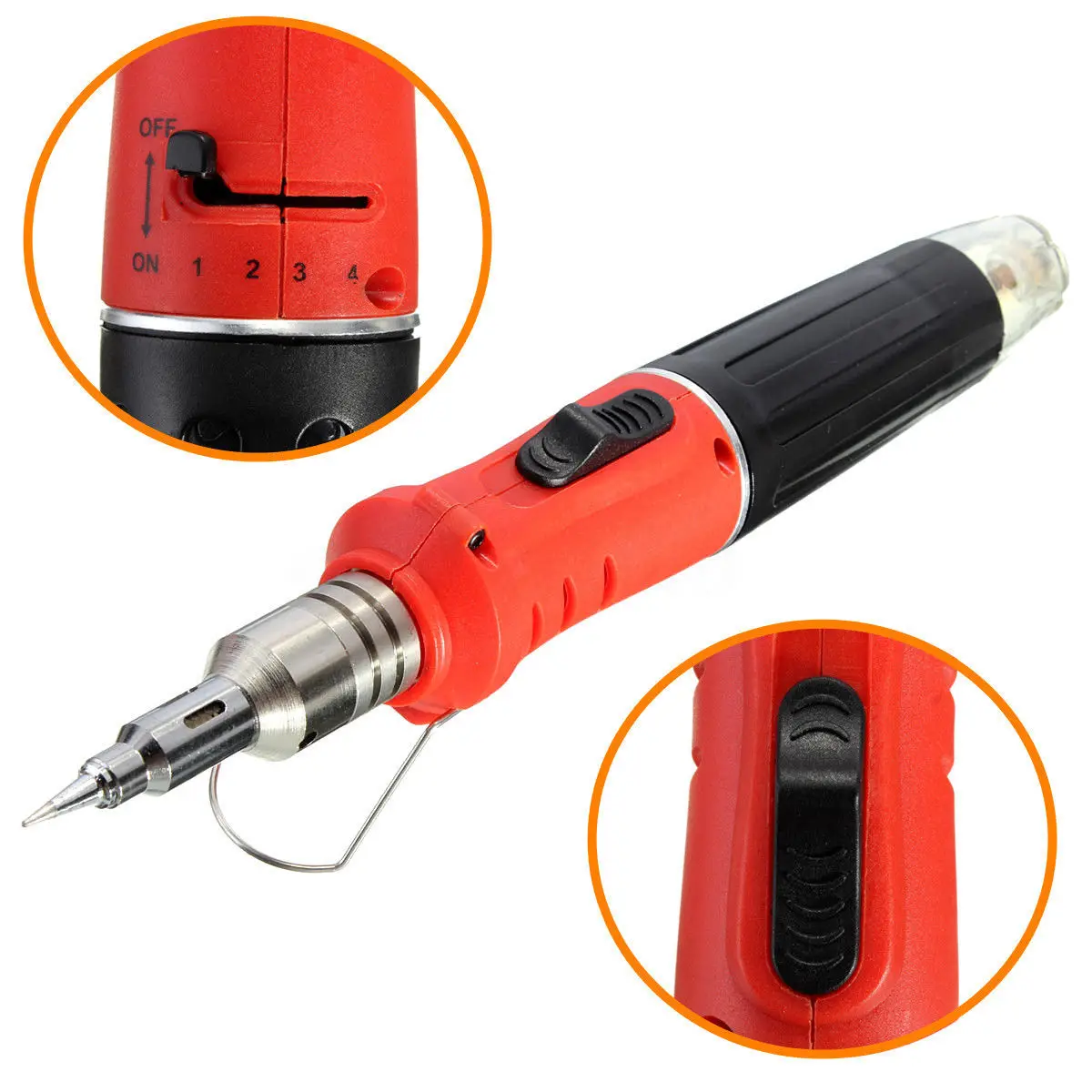 

10in1 Professional Automatic Ignition Butane Gas Soldering Iron Set Welding Kit