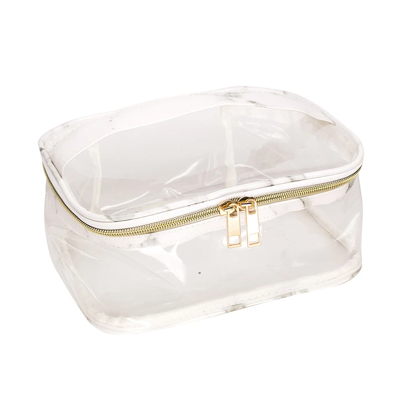 ПВХ Marbling прозрачная косметичка для хранения сумки набор женская гигиеническая Косметика дорожный с молнией сумка аксессуары