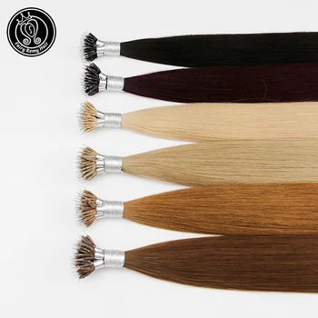 

Fairy Remy Hair Nano Ring Tip Micro Beads Real Remy Natural European Human Hair Extensions Highlights 16 18 20 Inch 0.8g/strand