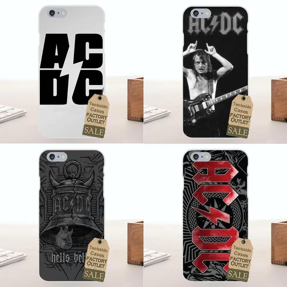 Для Huawei G7 G8 Honor 5A 5C 5X 6 6X 7 8 V8 Mate 9 P7 P8 P9 P10 Lite Plus Мягкий дизайн телефон Ac Dc Heavy Metal Music Band