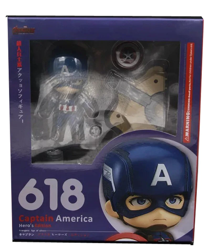 Nendoroid Captain America Civil War Hero Edition 618  Iron Man Mark 45 Edition 545 PVC Action Figure Model Doll Gift (7)