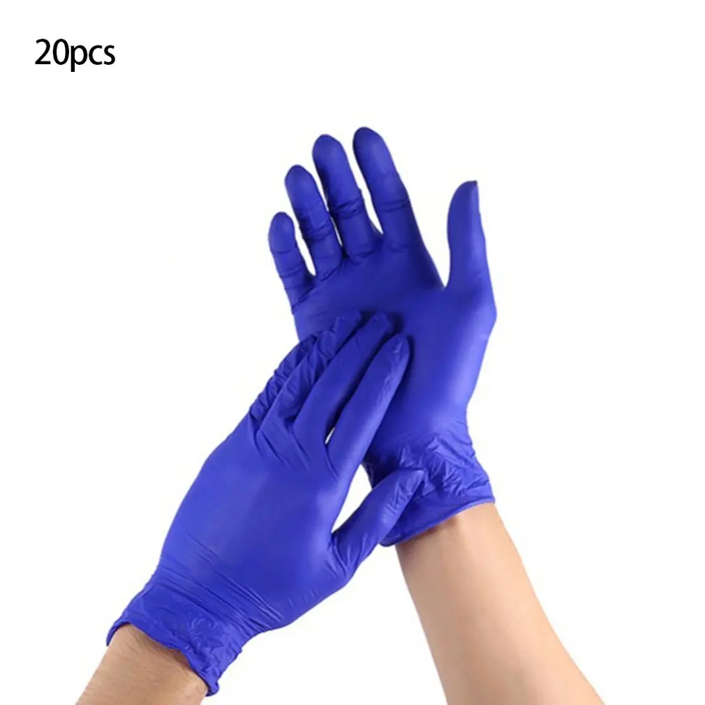 

20pcs Disposable Gloves Latex Cleaning Food Gloves Universal Household Garden Cleaning Gloves Home Cleaning Rubber S/M/L