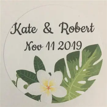 

100 Pieces Custom Sticker, Personalized Wedding Gift Sticker, Custom Wedding Sticker