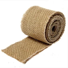 Винтажный 3YD/9FT x 17CM Hessian натуральный рулон из джута мешковины для свадебной вечеринки банкета дома стул створки аксессуары Сувениры