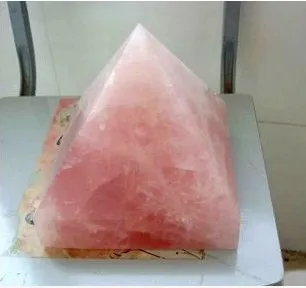 Натуральная роза пирамида из кристалла кварца|pyramid crystal|pyramid quartz crystalpyramid |