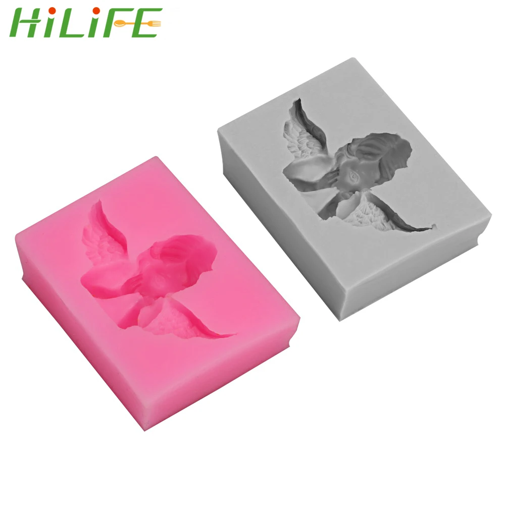 

HILIFE for Fondant Cake Bread Jelly Chocolate Ice Pudding Angel Mold Food-grade Silicone Cooking Tools Cake Decorating Tools