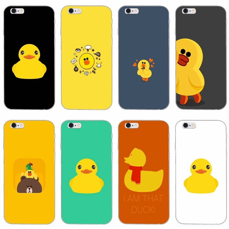 

cool yellow duck slim silicone Soft phone case For Huawei P7 P8 P9 P10 P20 pro Lite plus P Smart Mini 2017